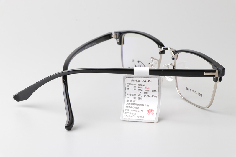 TT98197 Eyeglasses Black Silver