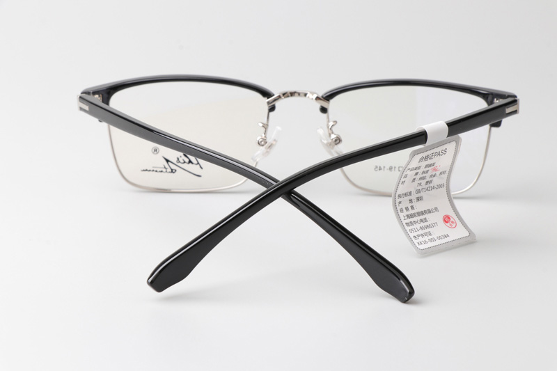 TT98197 Eyeglasses Black Silver