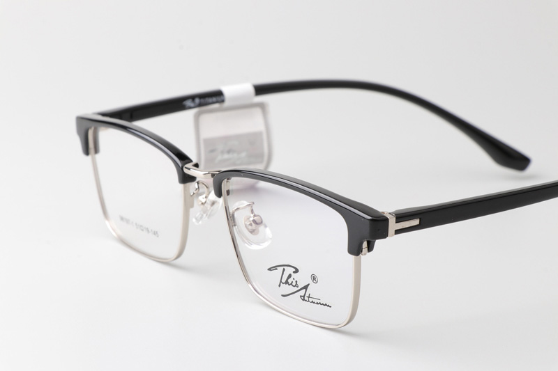 TT98197 Eyeglasses Black Silver