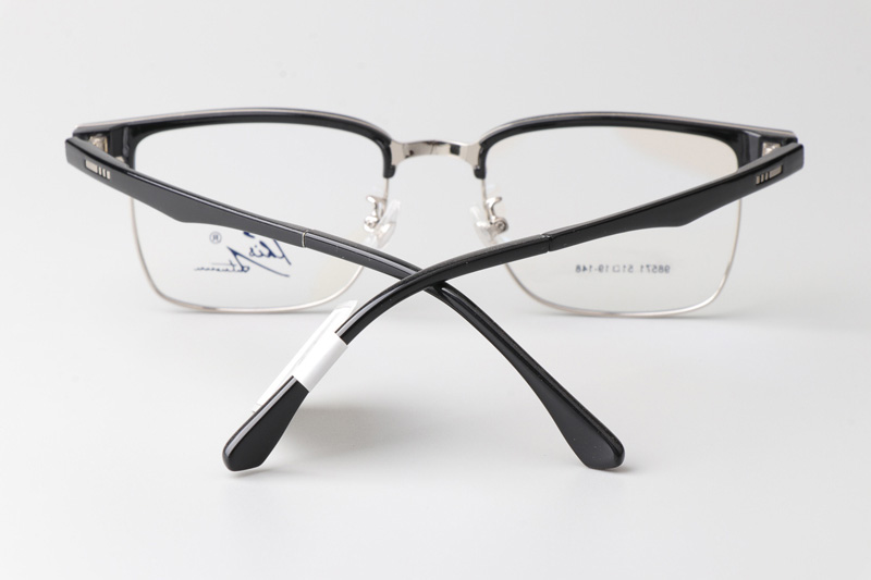 TT98571 Eyeglasses Black Silver