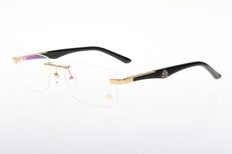 The Artist I Eyeglasses In Gold Black