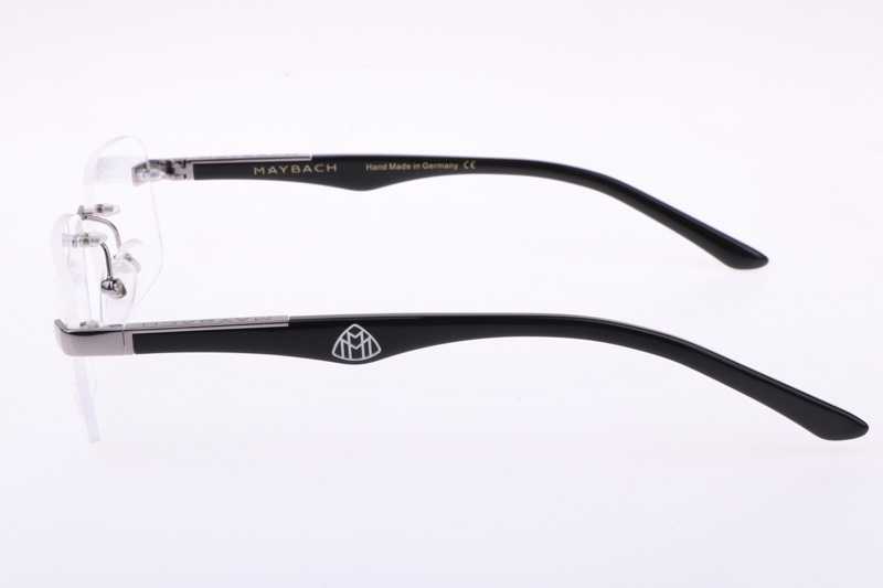 The Artist I Eyeglasses In Silver Black