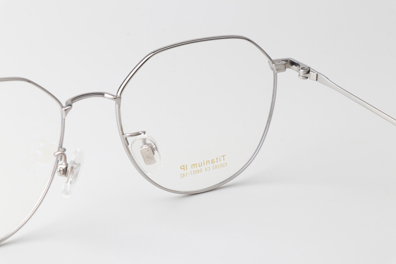 V20183 Eyeglasses Black Silver