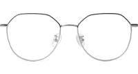 V20183 Eyeglasses Black Silver