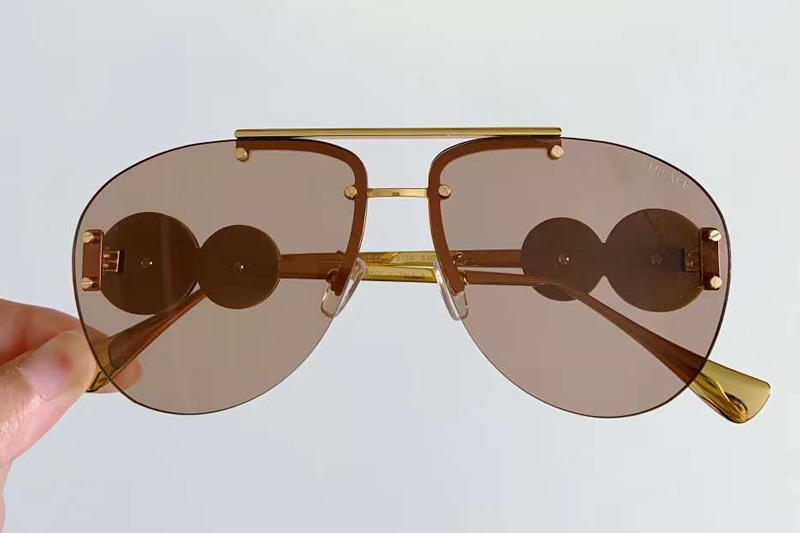 VE2250 Sunglasses Gold Brown