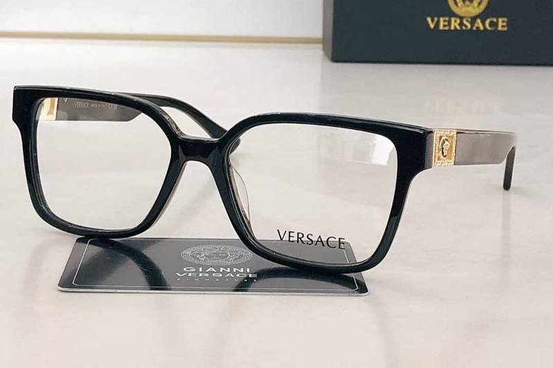 VE3329B Eyeglasses Black