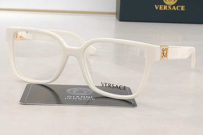 VE3329B Eyeglasses White