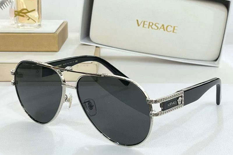 VE5699 Sunglasses Silver Grey