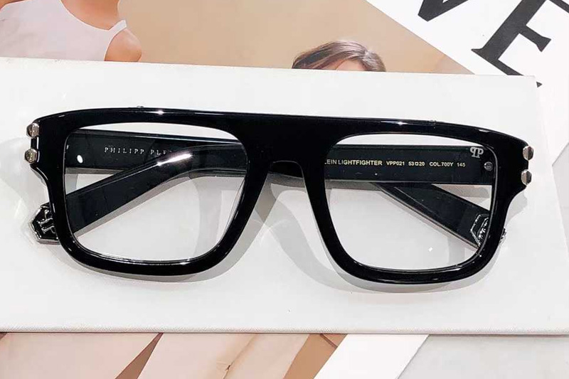 VPP021 Eyeglasses Black Silver