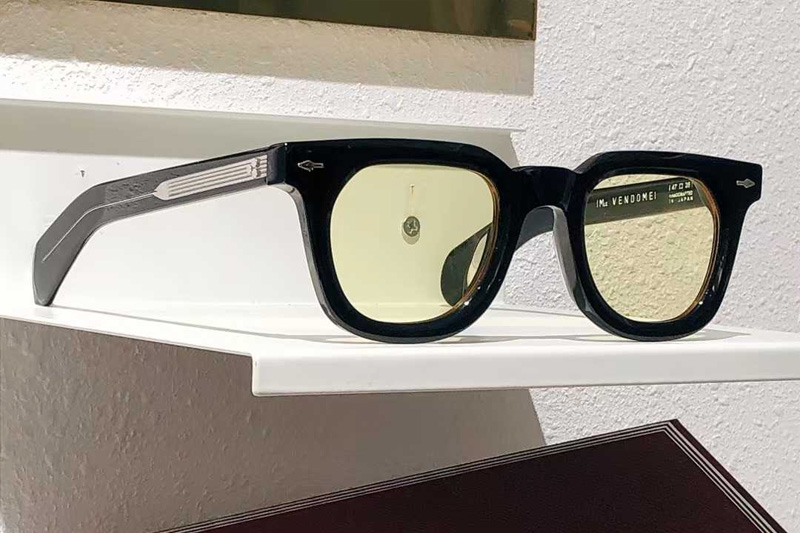 Vendome Sunglasses Black Yellow