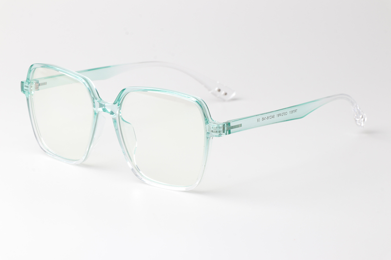 WT7601 Eyeglasses Green Clear