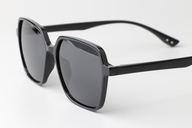 WT7601 Sunglasses Black Gray