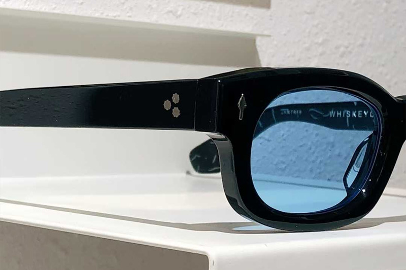 Whiskeyclone Sunglasses Black Blue