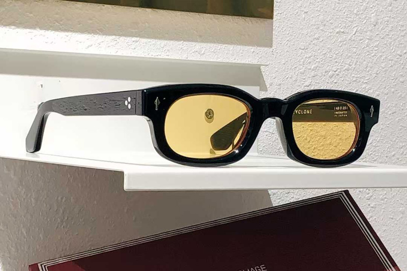 Whiskeyclone Sunglasses Black Yellow