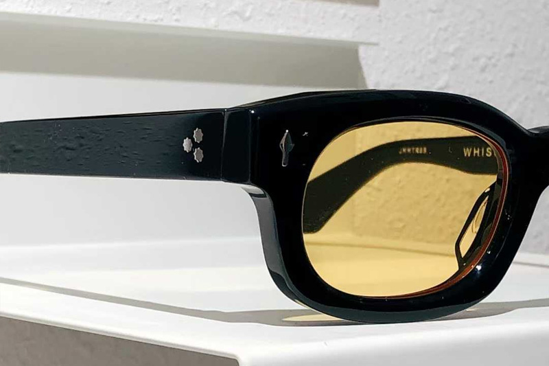 Whiskeyclone Sunglasses Black Yellow