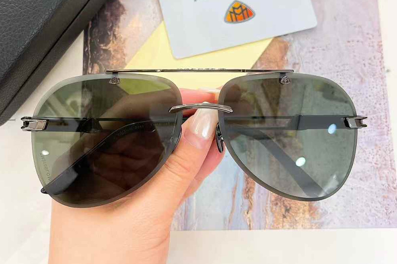 Z087 Sunglasses Gunmetal Green