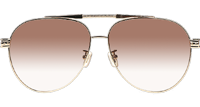 Z0965 Sunglasses In Gold Gradient Brown