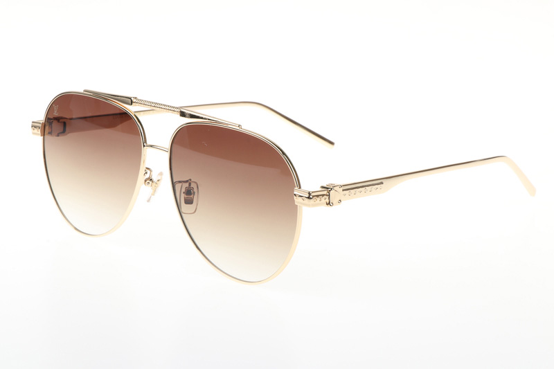 Z0965 Sunglasses In Gold Gradient Brown