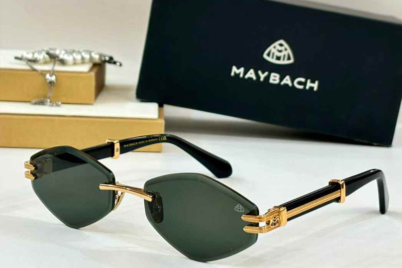 Z106 Sunglasses Gold Green