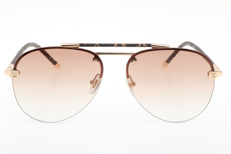 Z1108E Sunglasses In Gold Gradient Brown