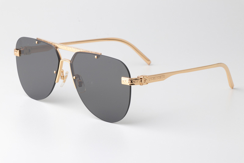 Z1261E Sunglasses Gold Gray