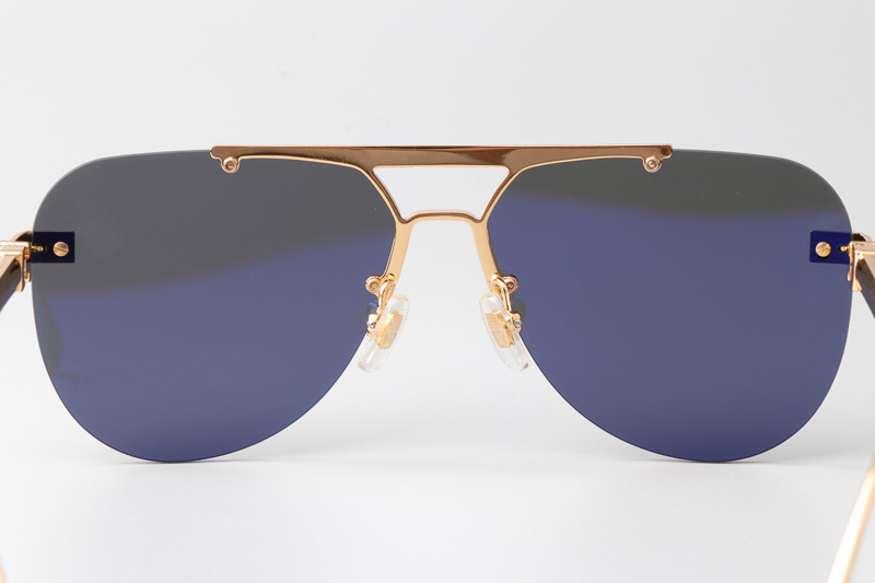 Z1261E Sunglasses Gold Gray