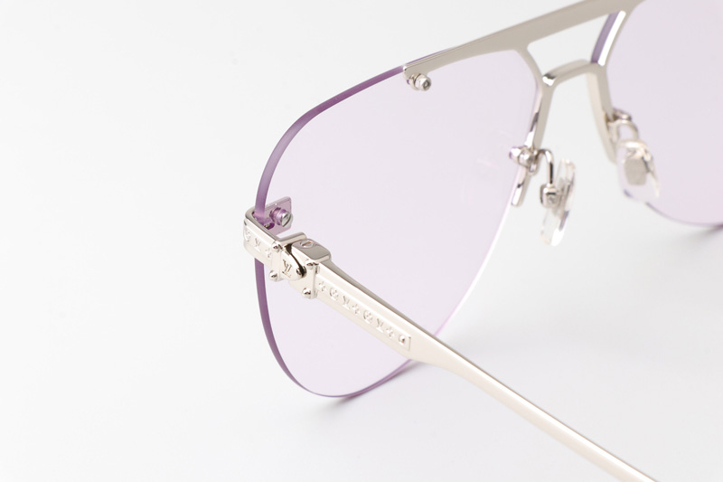 Z1261E Sunglasses Silver Purple