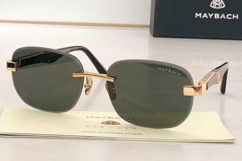 Z128 Sunglasses Gold Green