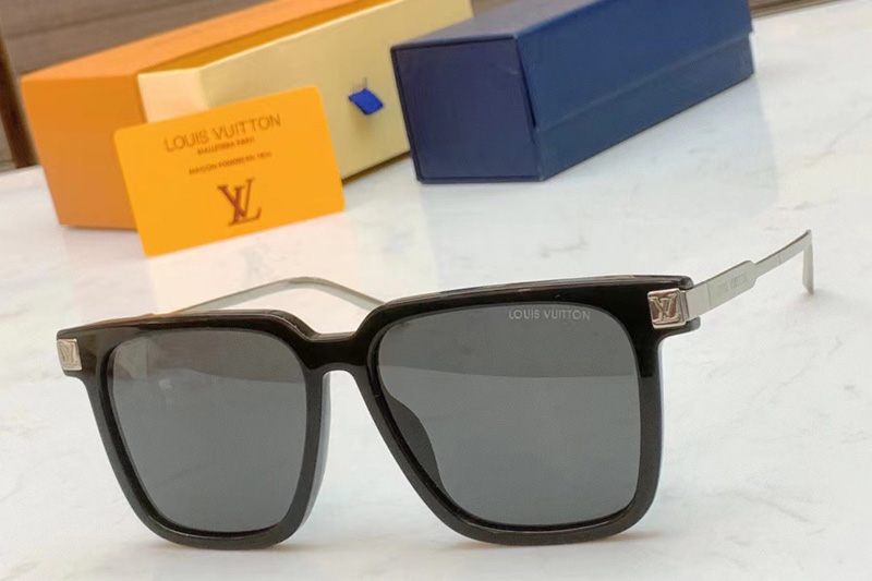 Z1667 Sunglasses In Black Silver Grey