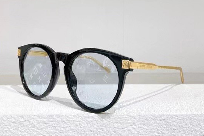 Z1671E Sunglasses In Black Gold Blue Lens