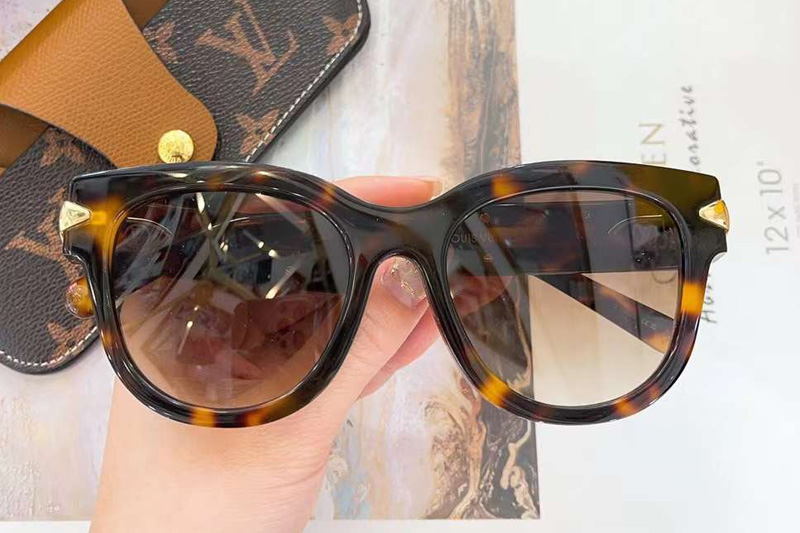 Z1988E Sunglasses In Tortoise Gold Gradient Brown