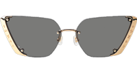 Z1993U Sunglasses Gold Gray