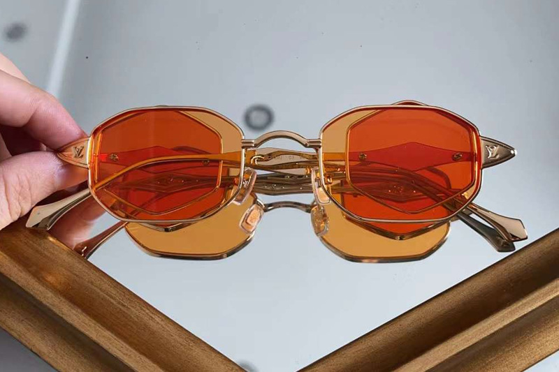 Z2020U Sunglasses Gold Brown