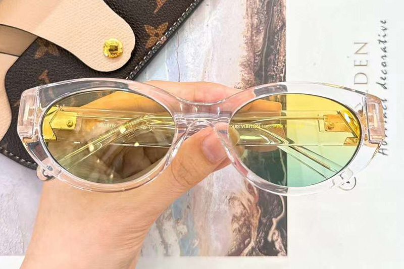 Z2104W Sunglasses Transparent Yellow Flash