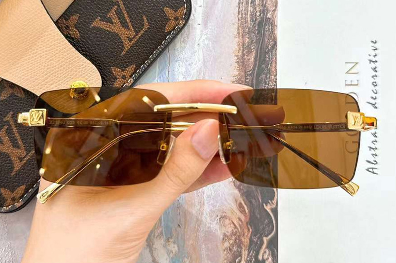 Z2194U Sunglasses Gold Brown