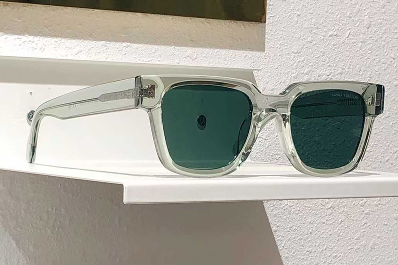 Z2622E Sunglasses Transparent Green