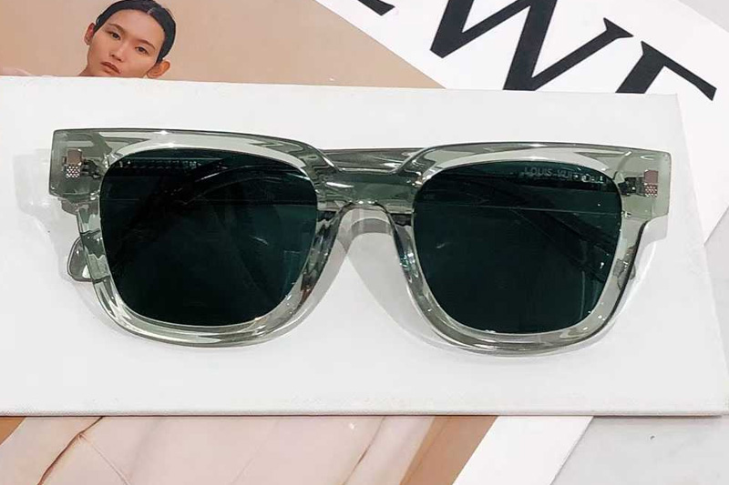 Z2622E Sunglasses Transparent Green