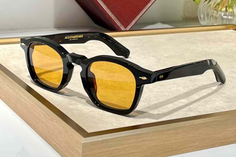 Zephirin Sunglasses Black Yellow